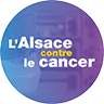 Logo de l'association : L'Alsace contre le cancer